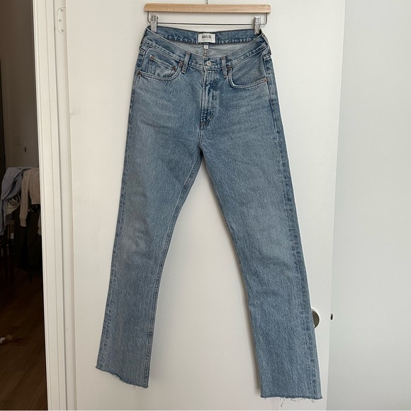 Agolde Cherie High Rise Straight Jeans - Picture 2 of 7